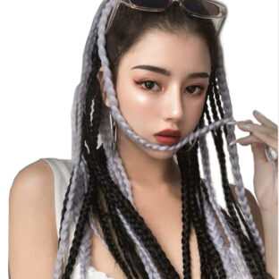 三つ編みエクステでブレイズヘアが簡単にできる!