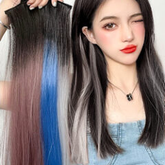 インナーカラーには襟足ウィッグが最適!